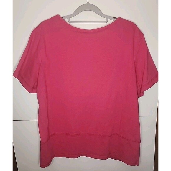 Vintage Garden Floral T-Shirt Pink Daisy Print TY Wear Size XL - Picture 2 of 4